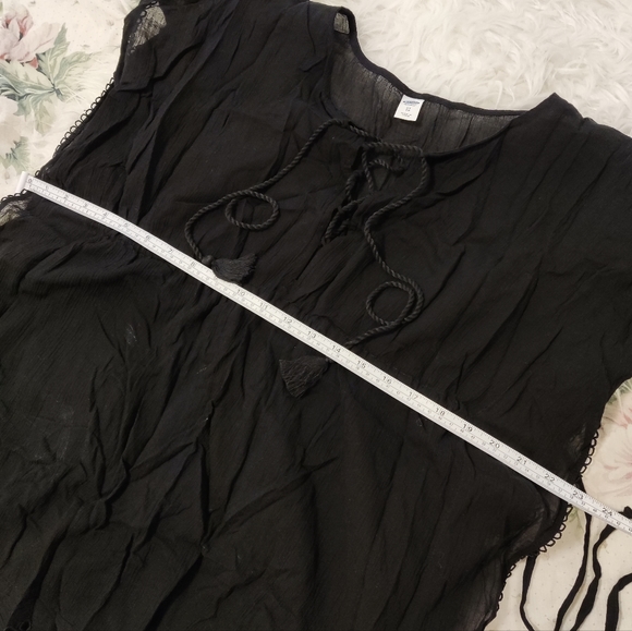 Black beach cover up - Picture 5 of 5